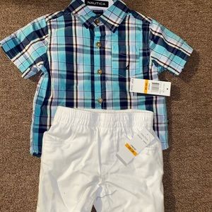 2 BRAND NEW BABY BOY OUTFITS